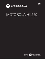 Motorola HK250 User Manual preview