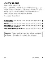 Preview for 3 page of Motorola HK250 User Manual