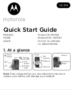 Motorola HK255 Quick Start Manual preview