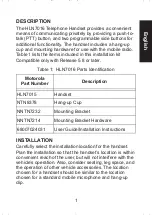 Preview for 3 page of Motorola HLN7016 Manual