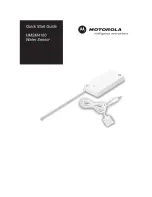 Preview for 1 page of Motorola hmsm4160 Quick Start Manual