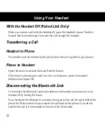 Preview for 23 page of Motorola HS800 User Manual