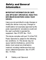 Preview for 6 page of Motorola HS805 Manual