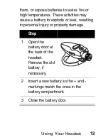 Предварительный просмотр 15 страницы Motorola HS805 Manual