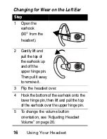 Preview for 18 page of Motorola HS805 Manual