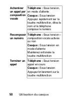 Предварительный просмотр 52 страницы Motorola HS805 Manual