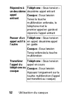 Предварительный просмотр 54 страницы Motorola HS805 Manual