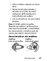 Preview for 69 page of Motorola HS805 Manual