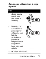 Предварительный просмотр 75 страницы Motorola HS805 Manual