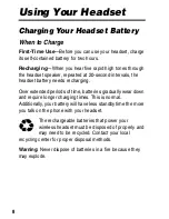 Preview for 10 page of Motorola HS820 - Headset - Over-the-ear Start Here Manual
