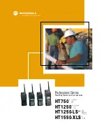 Предварительный просмотр 1 страницы Motorola HT1250 Brochure