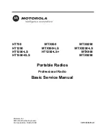 Motorola HT1250 Service Manual предпросмотр