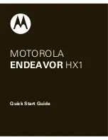 Motorola HX1 - Endeavor - Headset Quick Start Manual preview