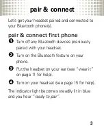 Предварительный просмотр 5 страницы Motorola HX1 - Endeavor - Headset Quick Start Manual