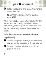 Предварительный просмотр 6 страницы Motorola HX1 - Endeavor - Headset Quick Start Manual