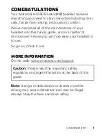 Preview for 3 page of Motorola HX550 Quick Start Manual