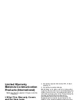 Preview for 125 page of Motorola i205 - Cell Phone - iDEN User Manual