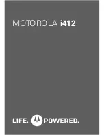 Motorola I412 (Spanish) Guía Del Usuario preview