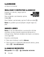 Preview for 18 page of Motorola I412 (Spanish) Guía Del Usuario