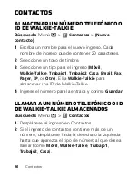 Preview for 28 page of Motorola I412 (Spanish) Guía Del Usuario