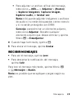 Preview for 31 page of Motorola I412 (Spanish) Guía Del Usuario