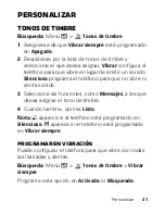 Preview for 33 page of Motorola I412 (Spanish) Guía Del Usuario