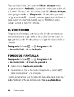 Preview for 34 page of Motorola I412 (Spanish) Guía Del Usuario