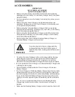 Предварительный просмотр 81 страницы Motorola iDEN i1000-A User Manual