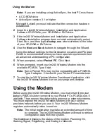 Preview for 20 page of Motorola im240 - Wireless PC Card Modem User Manual