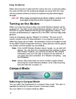 Preview for 22 page of Motorola im240 - Wireless PC Card Modem User Manual