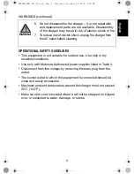 Предварительный просмотр 5 страницы Motorola IMPRES NNTN7584 User Manual