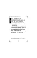 Предварительный просмотр 17 страницы Motorola IMPRES NNTN8845 User Manual