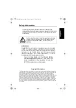 Предварительный просмотр 5 страницы Motorola IMPRES Tetra MTP700 Basic User'S Manual