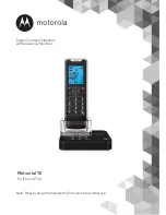 Motorola IT6 User Manual preview