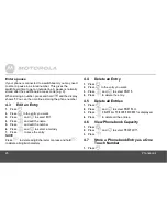 Preview for 20 page of Motorola K301 User Manual