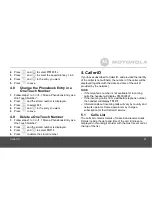 Preview for 21 page of Motorola K301 User Manual