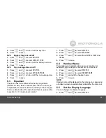 Preview for 25 page of Motorola K301 User Manual