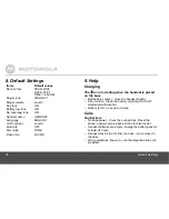 Preview for 28 page of Motorola K301 User Manual