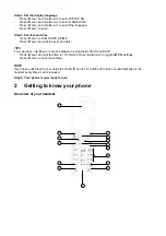 Предварительный просмотр 4 страницы Motorola L501BT User Manual