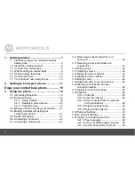 Предварительный просмотр 4 страницы Motorola L512C User Manual