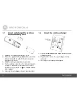 Предварительный просмотр 8 страницы Motorola L512C User Manual