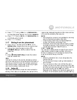 Предварительный просмотр 25 страницы Motorola L512C User Manual