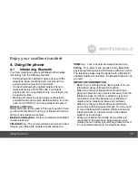 Предварительный просмотр 33 страницы Motorola L512C User Manual