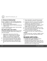 Предварительный просмотр 50 страницы Motorola L512C User Manual