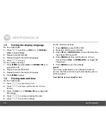 Preview for 10 page of Motorola L512CBT User Manual