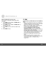 Preview for 50 page of Motorola L512CBT User Manual
