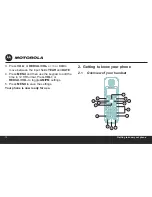 Preview for 10 page of Motorola L601BT User Manual