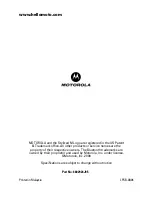 Preview for 96 page of Motorola L6I Manual