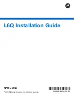 Preview for 1 page of Motorola L6Q Installation Manual