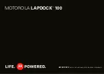 Предварительный просмотр 15 страницы Motorola LAPDOCK 100 Instructions Manual